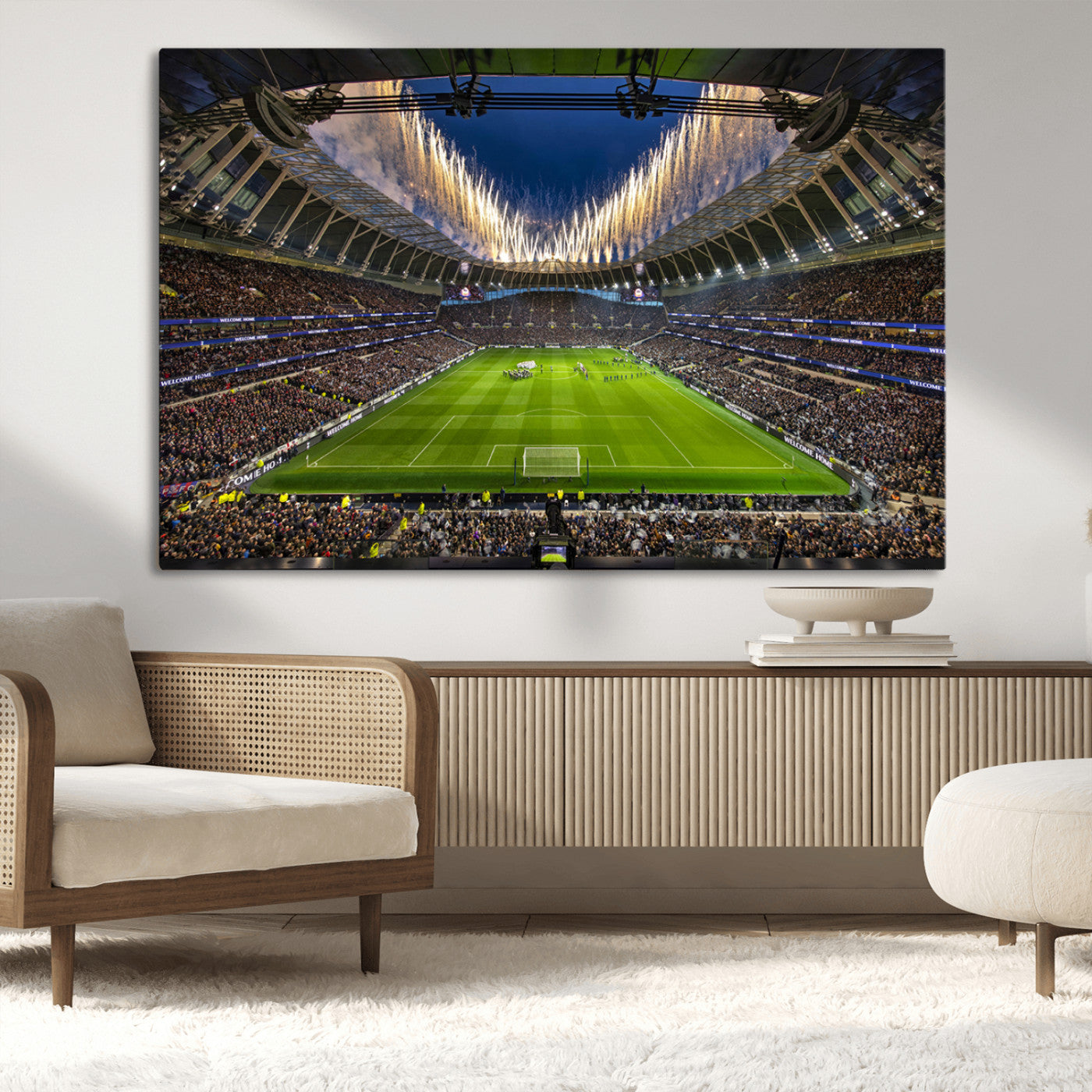 MGV-CV-36X24 - Tottenham Hotspur Football Team Print - London Tottenham Hotspur Stadium Wall Art Canvas Print