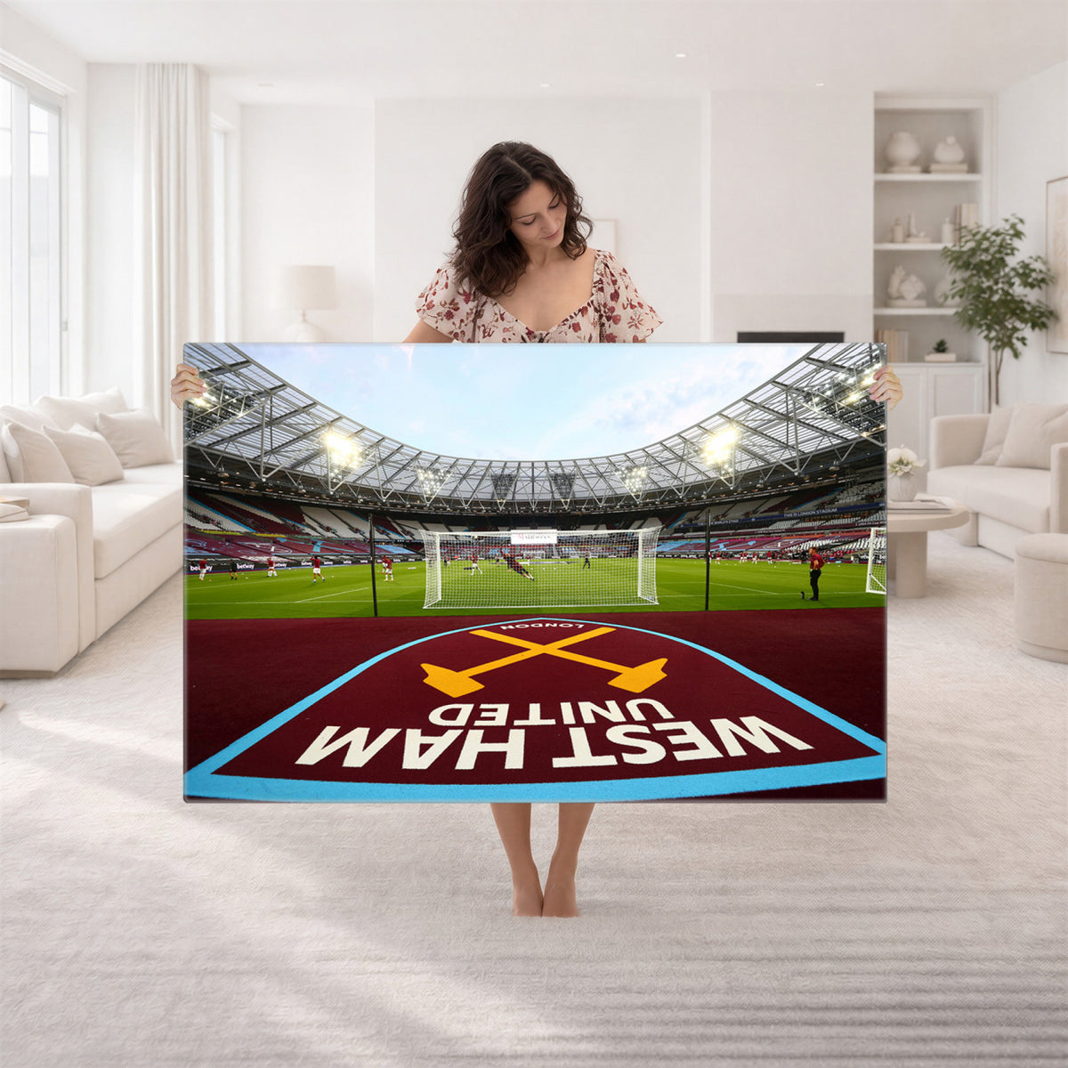 77367-MGV-CV-36X24 - West Ham United FC Stadium Canvas Wall Art, London Stadium