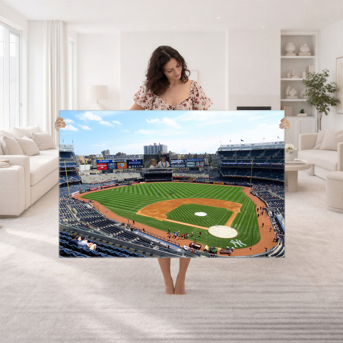 98047-MGV-CV-36X24 - Buffalo Bills Stadium Wall Art, Buffalo Bills Decor, NFL Fan Gift
