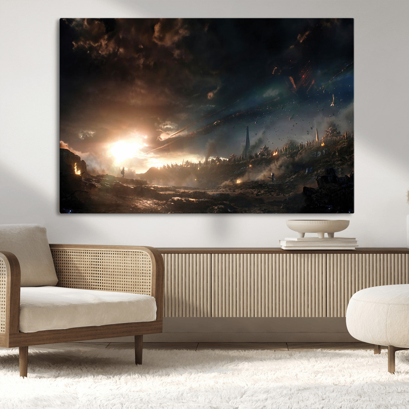 MGV-CV-36X24 - Avengers Planet Wall Art Canvas Print