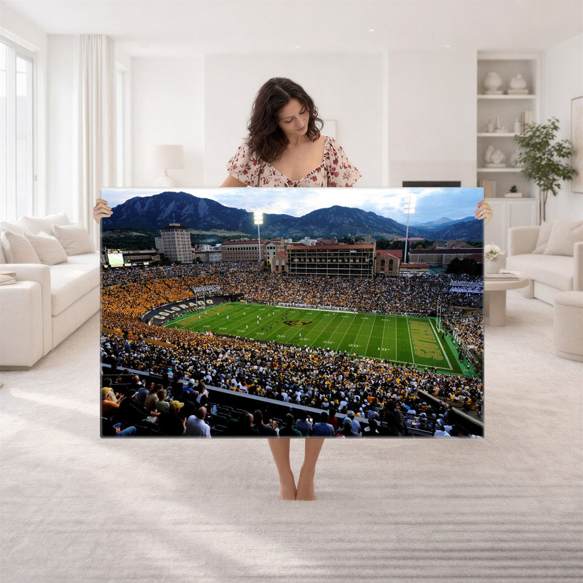 60552-MGV-CV-36X24 - Folsom Field, University of Colorado Buffaloes Football