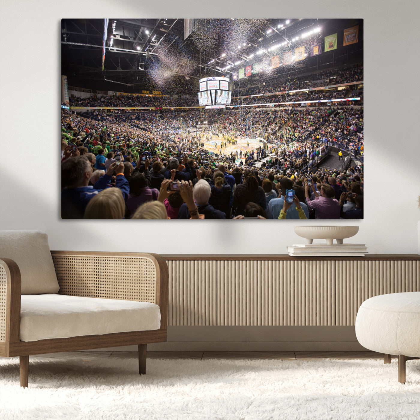 MGV-CV-36X24 - Bridgestone Arena Wall Art Canvas | Nashville Predators Hockey Team Print | Canvas Print | Ready to