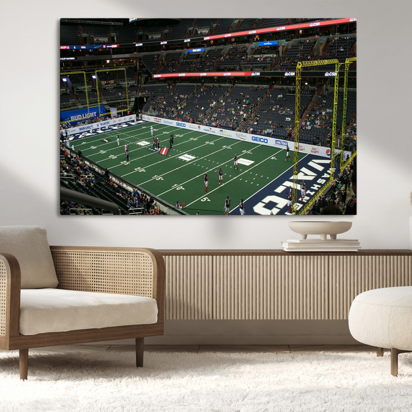 MGV-CV-36X24 - Capital One Arena Wall Art | Washington Wizards & Capitals Print | Canvas Print | Ready to Hang |