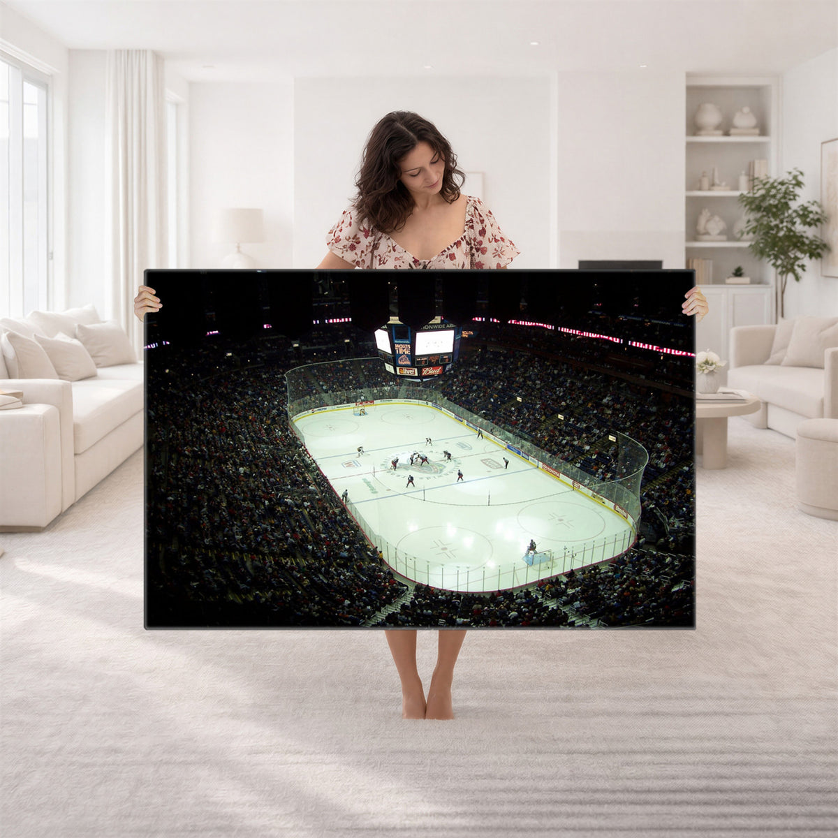 38823-MGV-CV-36X24 - Nationwide Arena Ohio Columbus Blue Jackets Hockey Stadium