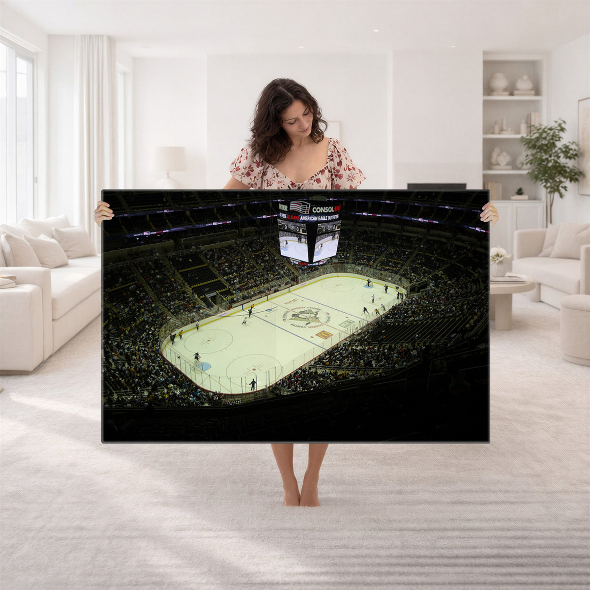 52168-MGV-CV-36X24 - PPG Paints Arena Pennsylvania Pittsburgh Penguins Hockey