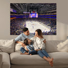 78692-MGV-CV-36X24-UBS Arena Elmont New York Islanders Ice Hockey Wall Art, UBS Arena Elmont Wall Art Canvas Print