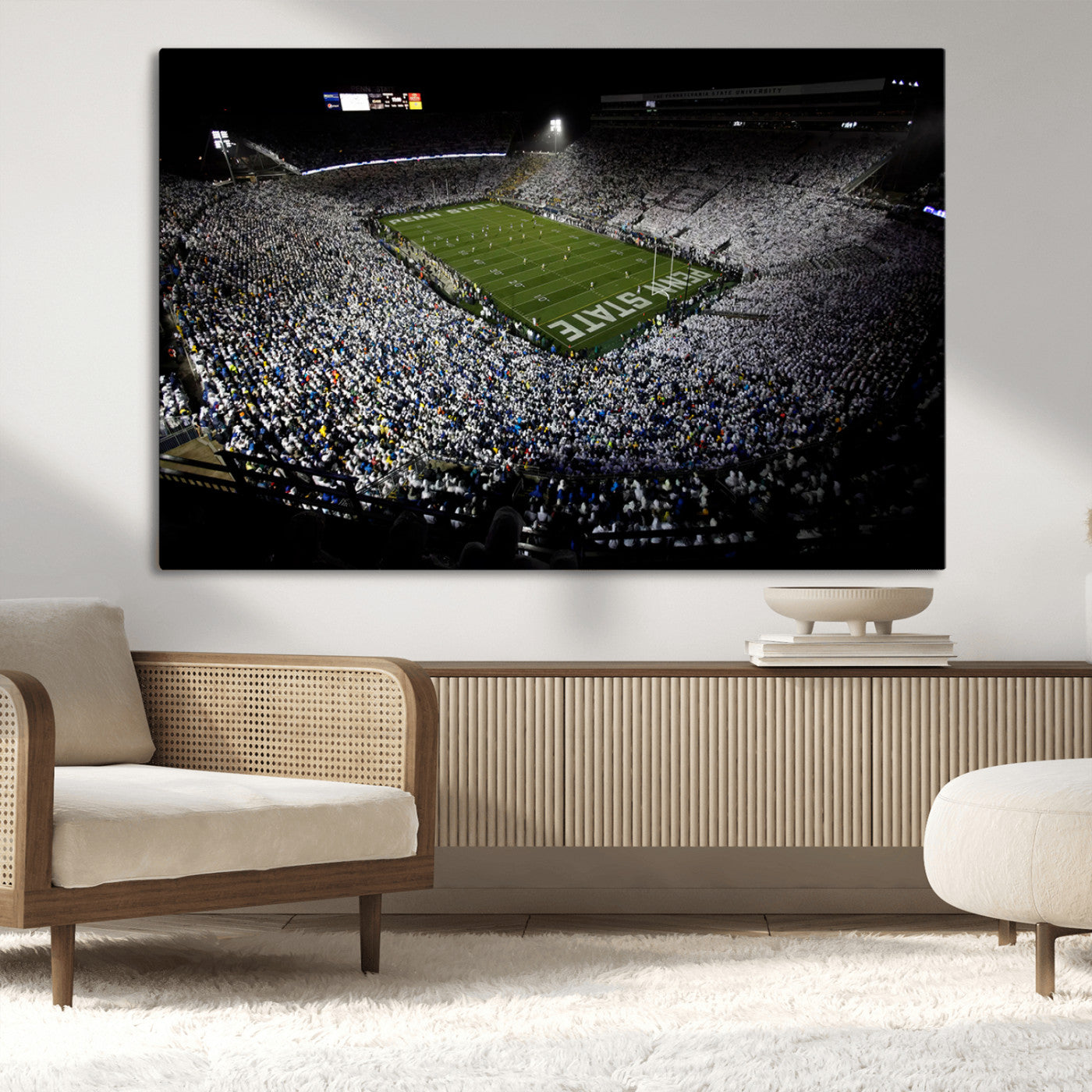 MGV-CV-36X24 - Penn State Football Stadium Wall Art - Beaver Stadium Canvas Print
