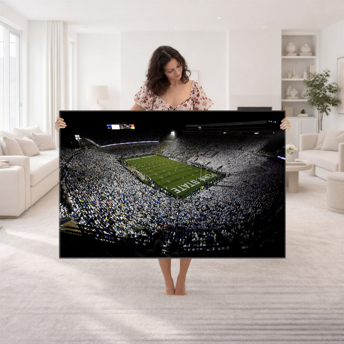 96825-MGV-CV-36X24 - Penn State Football Stadium Wall Art - Beaver Stadium Canvas Print
