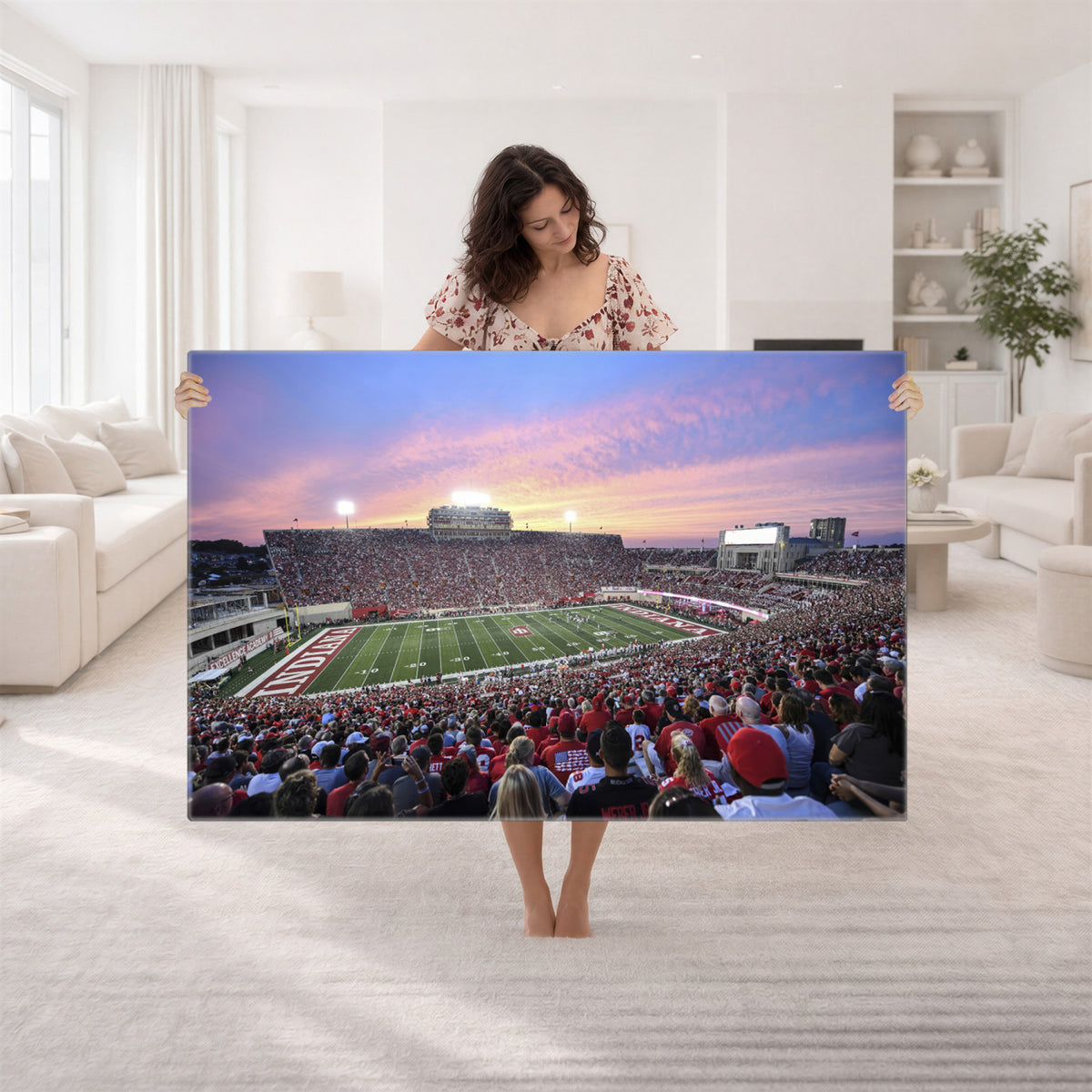 13046-MGV-CV-36X24 - Indiana University Hoosiers Football Team Print