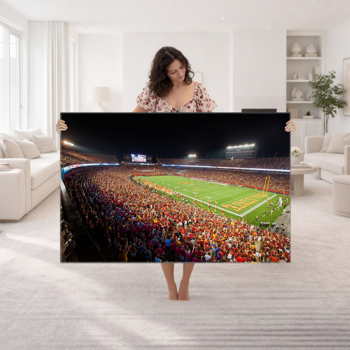 35139-MGV-CV-36X24 - Iowa State University Cyclones Canvas Print, Jack Trice Stadium