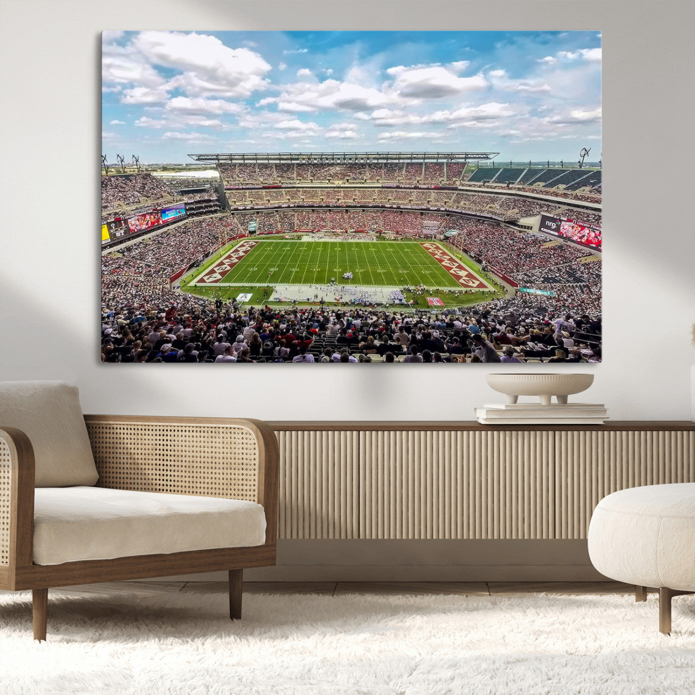 MGV-CV-36X24 - The Temple University Owls Athletics Team Print - Philadelphia Lincoln Financial Field Stadium Wall