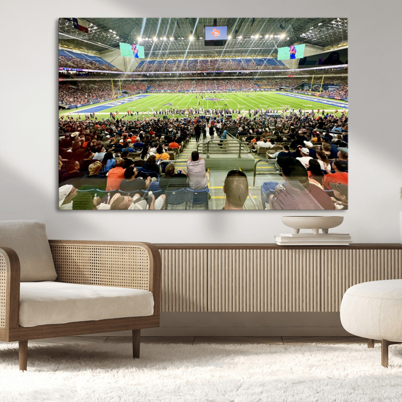 MGV-CV-36X24 - The University of Texas at San Antonio Roadrunners Football Team Print - San Antonio Alamodome Wall