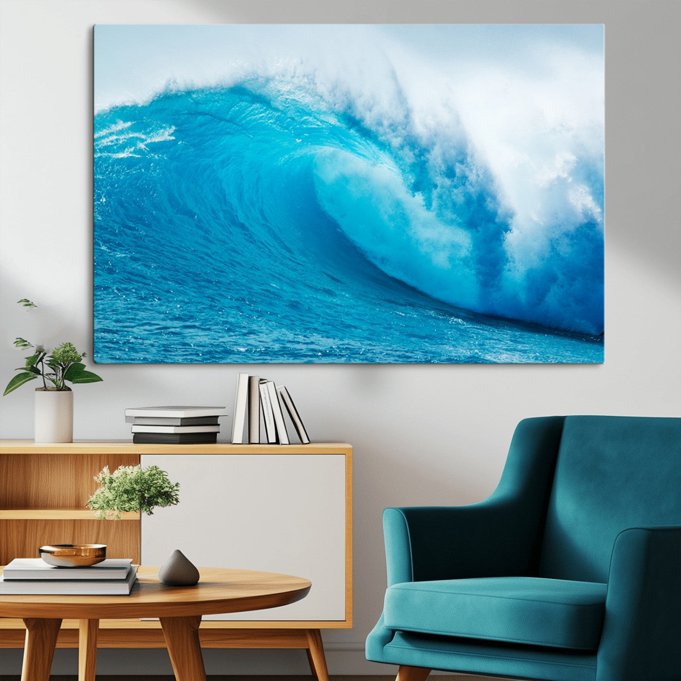 MGV-CV-36X24 - Big Ocean Surfing Wave Wall Art Canvas Print