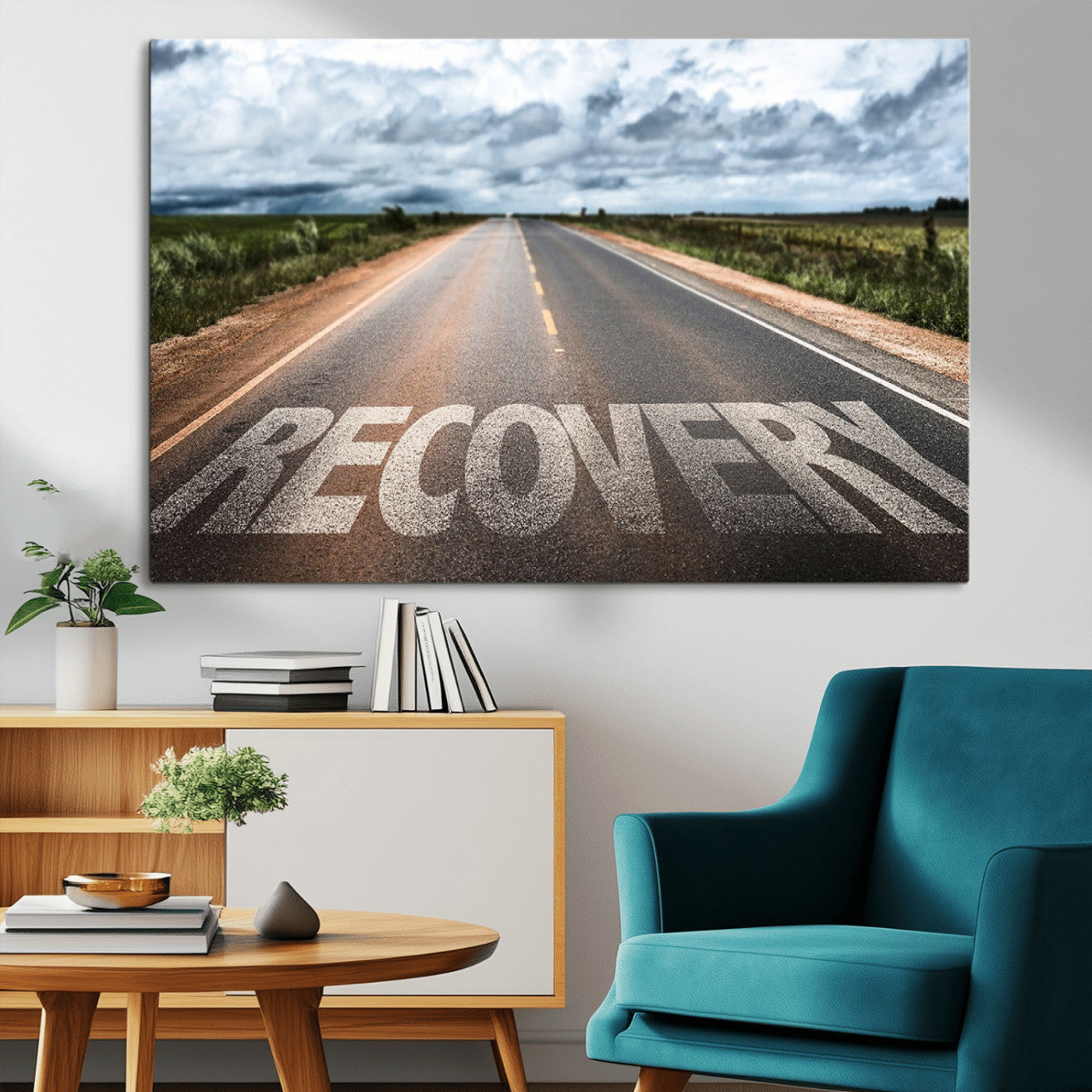 MGV-CV-36X24 - Recovery Road Wall Art Canvas Print