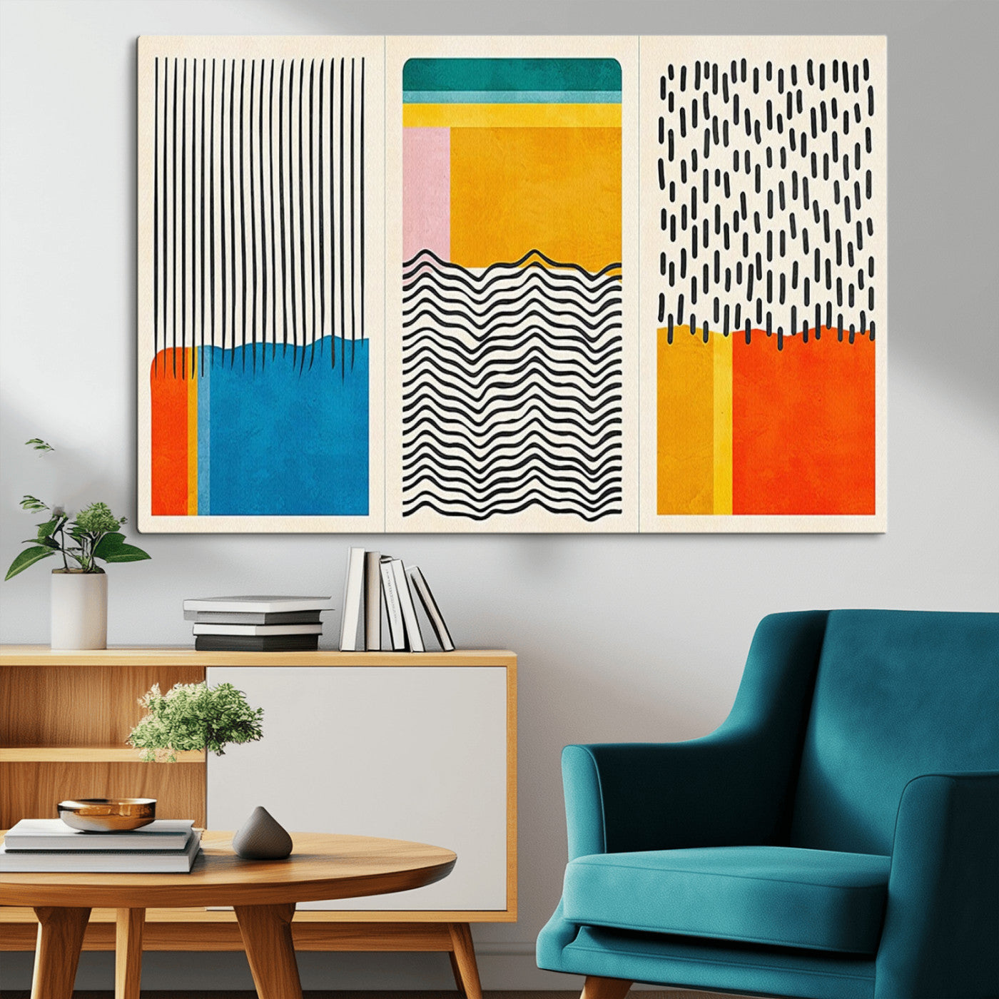 MGV-CV-36X24 - Canvas Print Wall Art Abstract Illustrs Art Boho