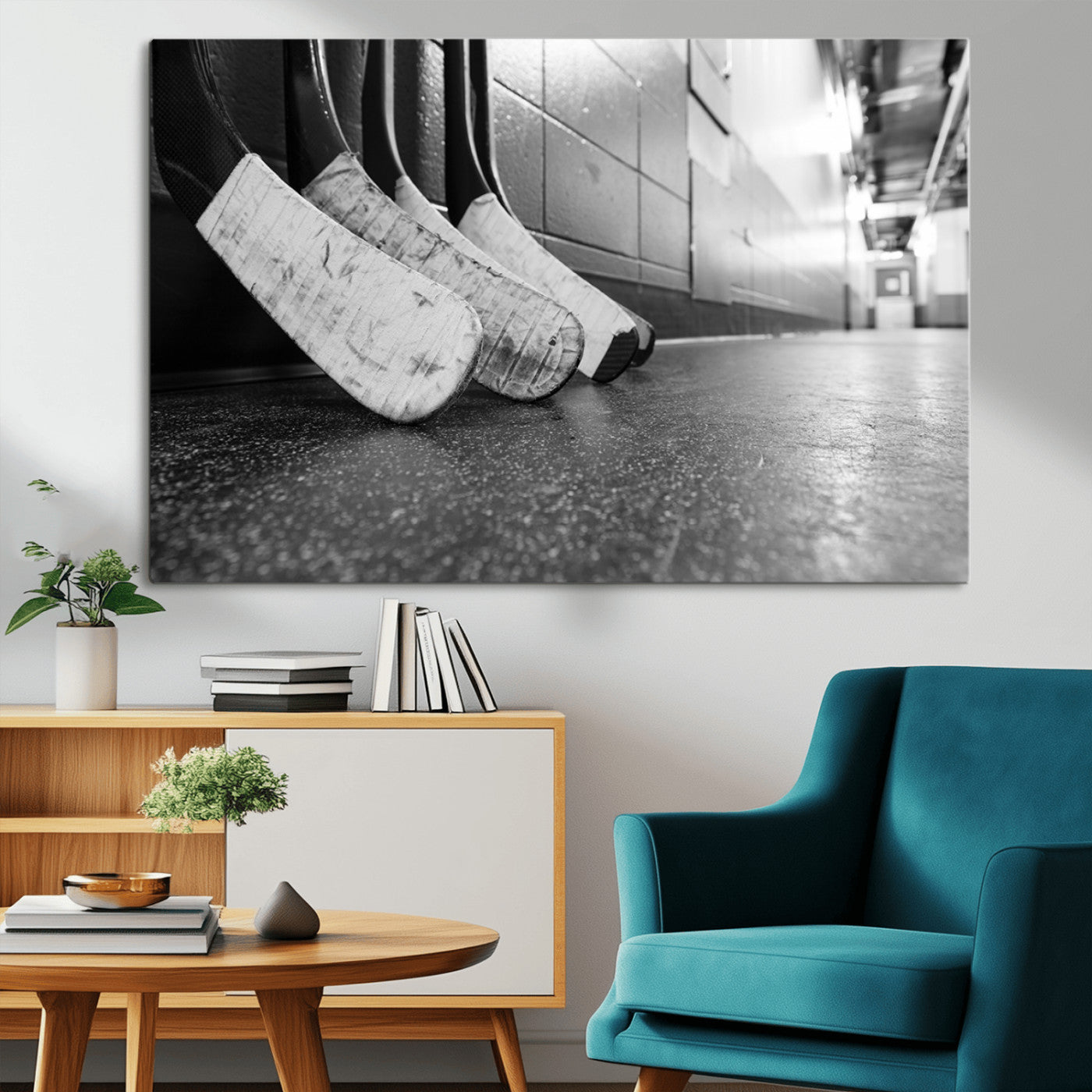 MGV-CV-36X24 - Ice Hockey Wall Art Canvas Print