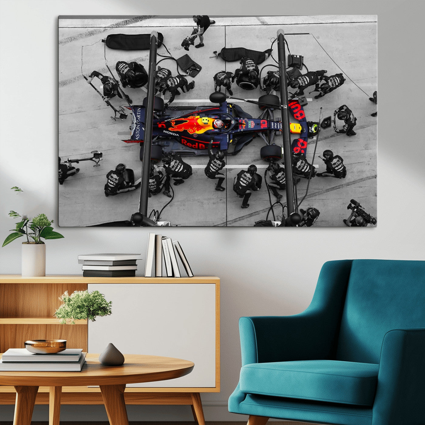MGV-CV-36X24 - RedBull Formula 1 Canvas Wall Art Print