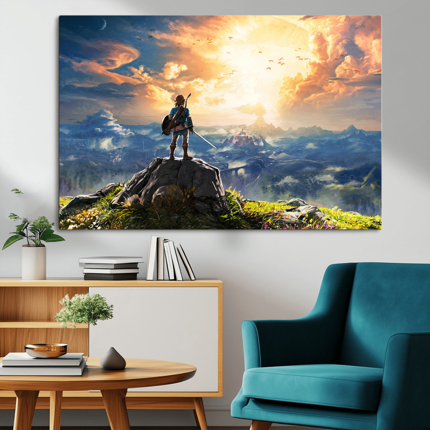 MGV-CV-36X24 - Legend of Zelda Breath of the Wild Game Wall Art Canvas Print