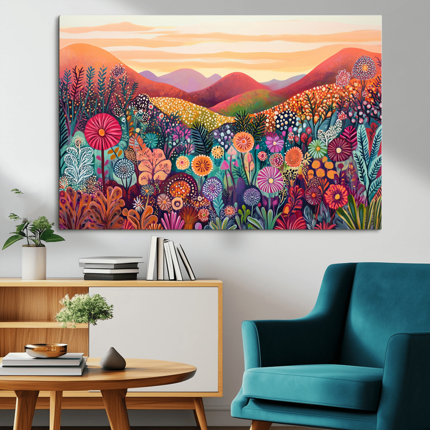 MGV-CV-36X24 - Yayoi Kusama 1986 Wall Art Print – Yayoi Kusama Wabi Sabi Japanese Wall Art Print - Vibrant Abstract