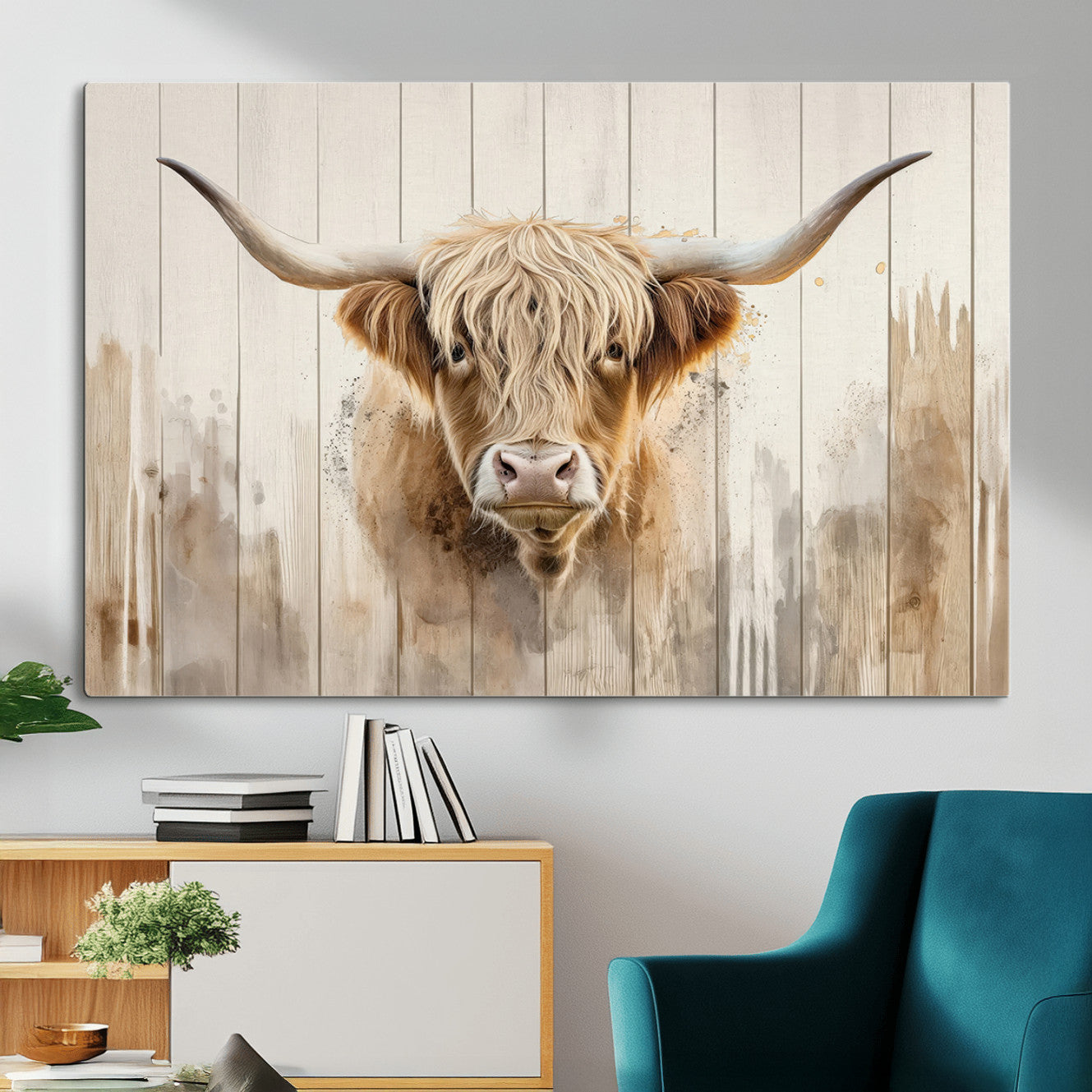 83059-MGV-CV-36X24 - Vibrant Autumn Landscape Canvas Wall Art - Fall Foliage and Mountain View Print for Home, Farmhouse, and Cozy Cabin Decor, Ready to Hang