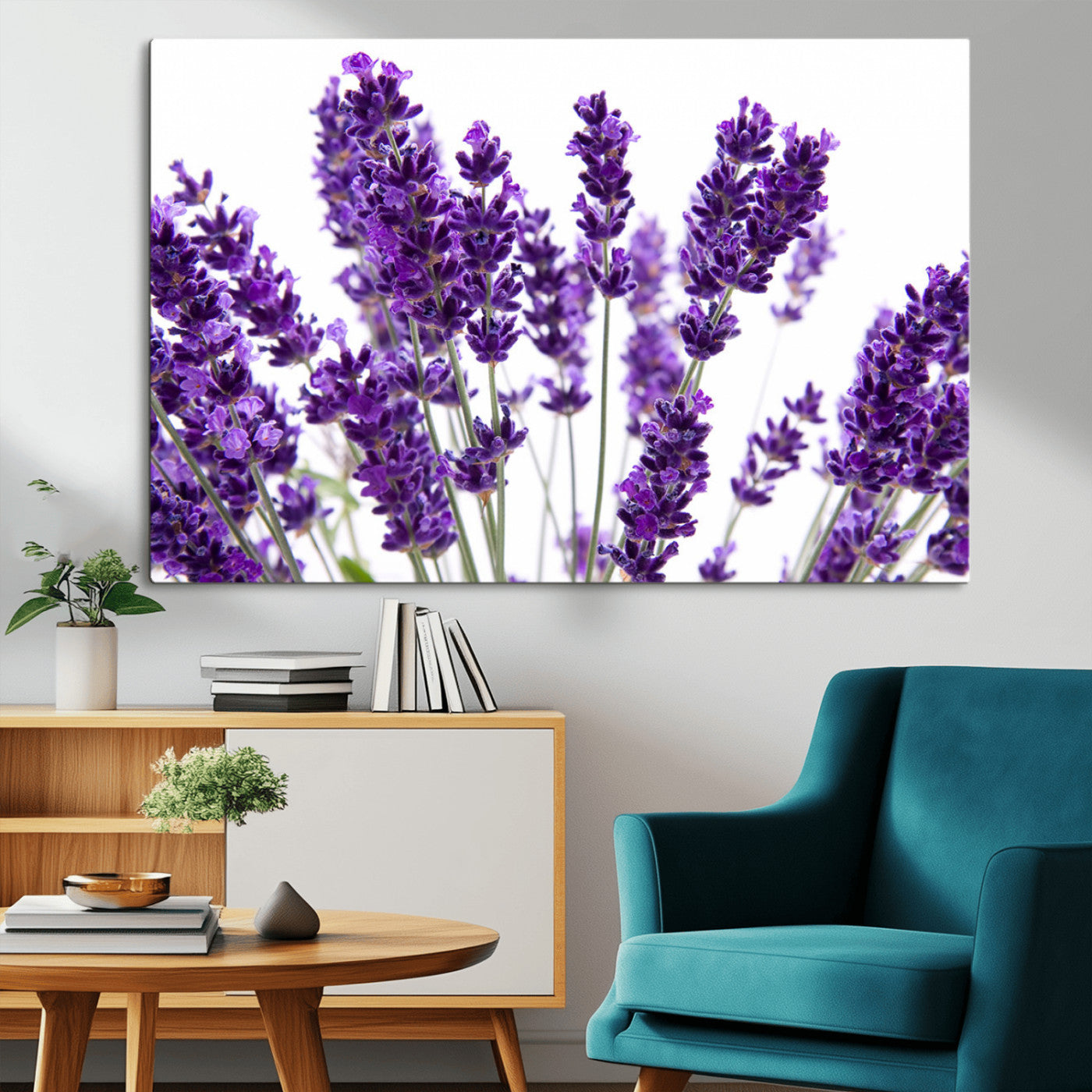 MGV-CV-36X24 - Lavender Flower Wall Art Canvas Print