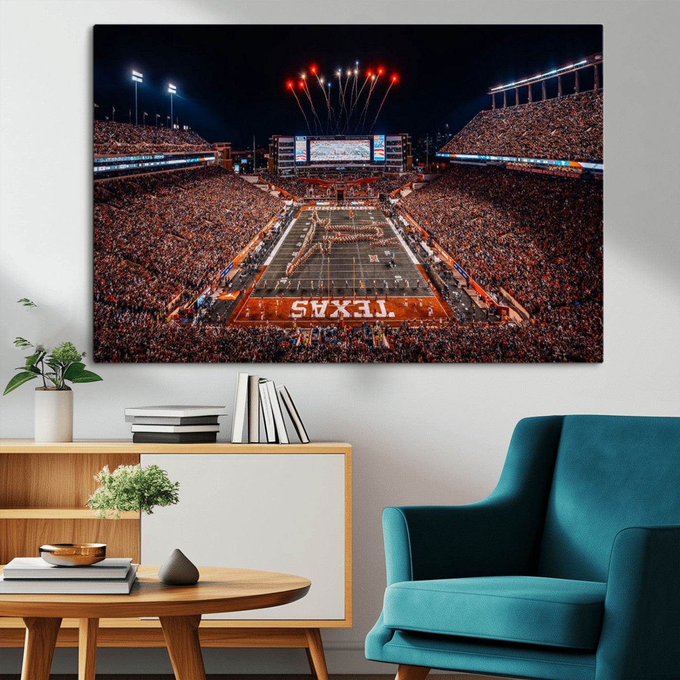 MGV-CV-36X24 - Texas Memorial Stadium Wall Art Canvas Print
