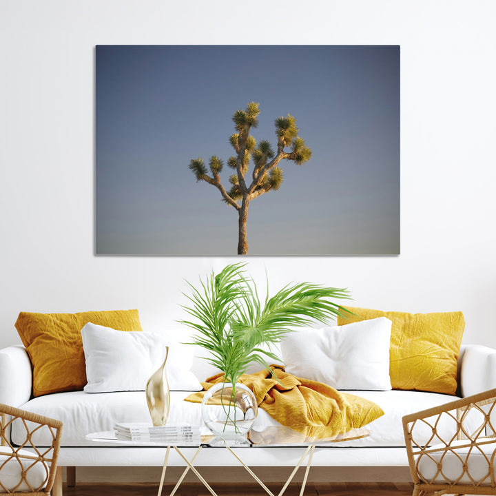 Joshua Tree Art Wall Art Canvas Print, Framed Desert Landscape Art Picture Print, Southwestern Nature Perfect Southwestern Boho Decor