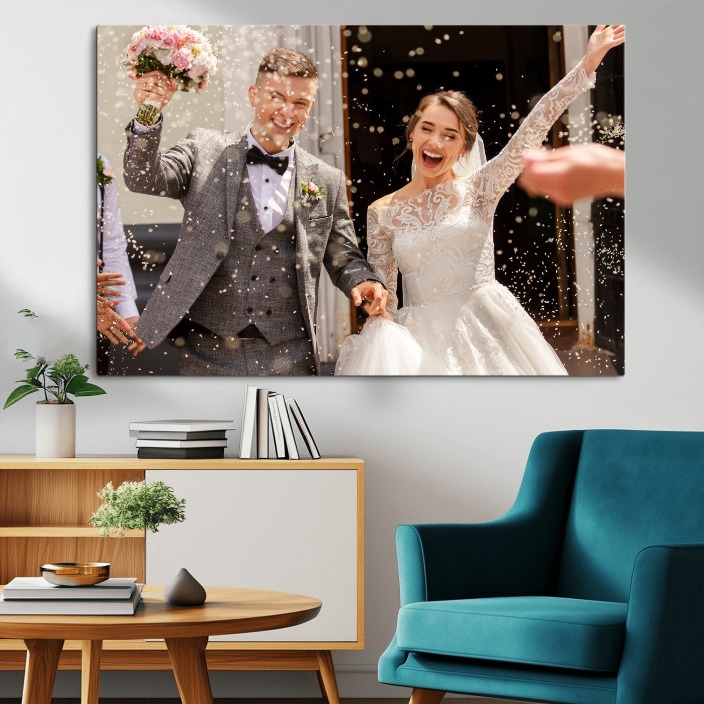 Framed Create Your Canvas Print - Personalized Wall Art for Home Decor Wall Art Print, Create Your Own Photo Canvas Print