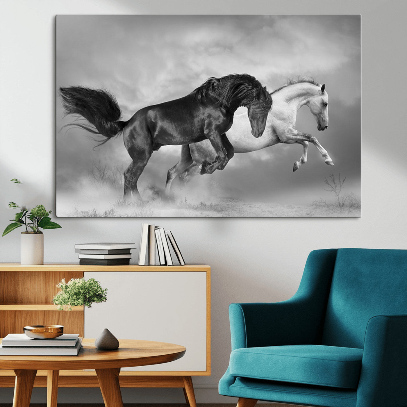 MGV-CV-36X24 - Wild Horses Wall Art Canvas Print