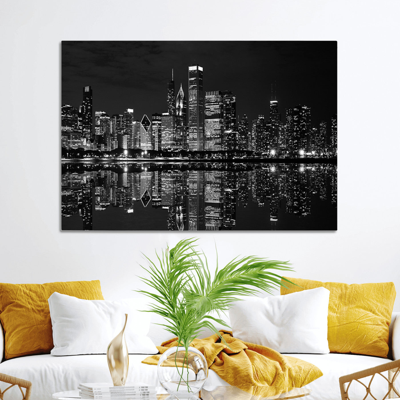 15050-MGV-CV-36X24-Chicago Wall Art Canvas Print