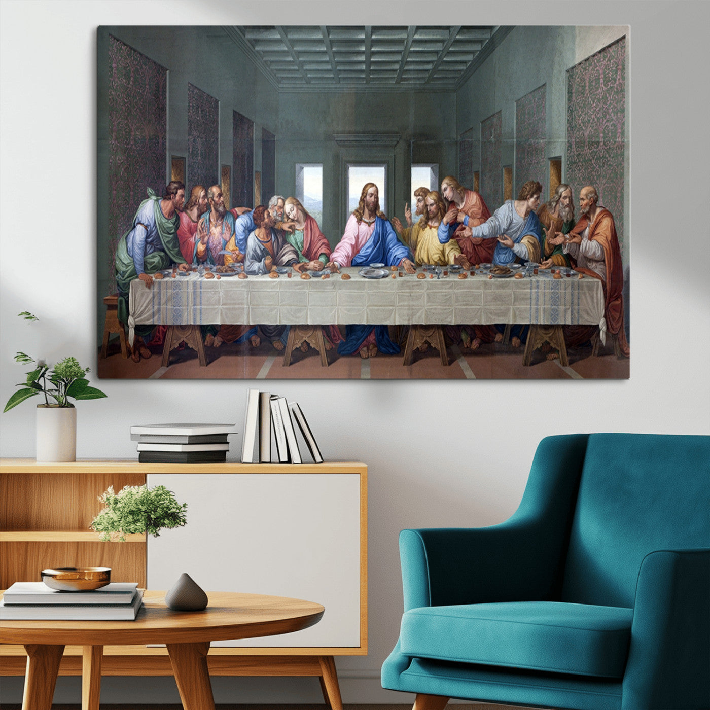 MGV-CV-36X24 - The Last Supper Multi Panel Canvas Wall Art