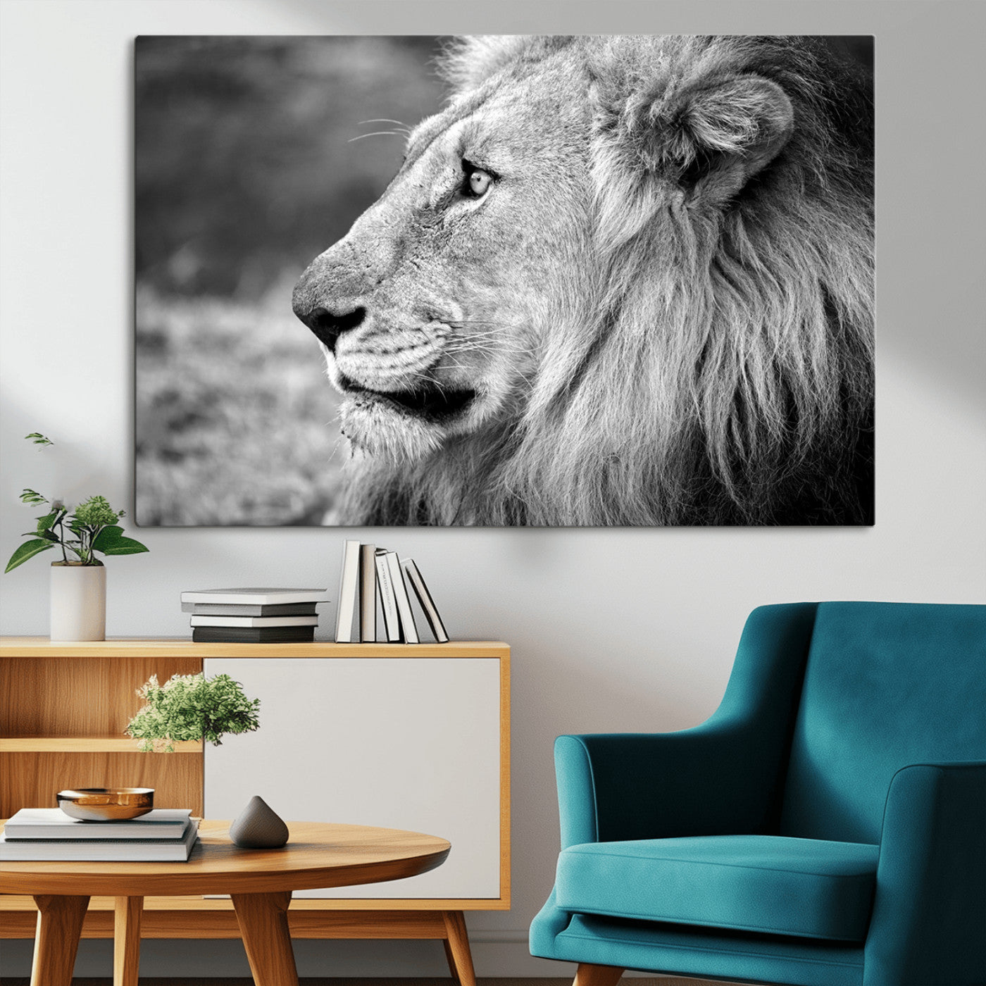 MGV-CV-36X24 - African Lion Wall Art Canvas Print