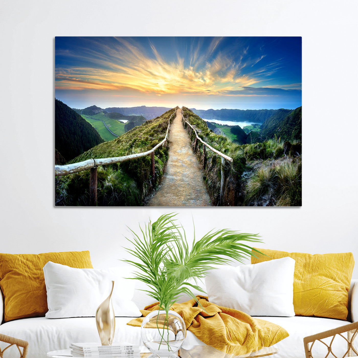 58887-MGV-CV-36X24-Mountain Landscape Wall Art Canvas Print