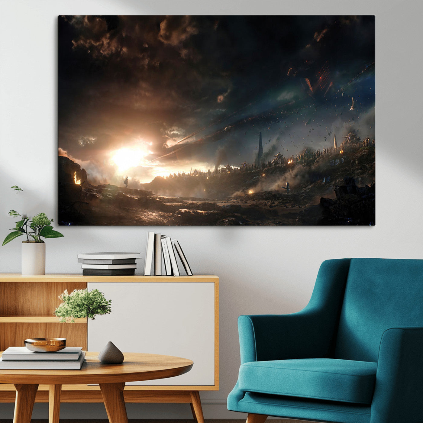 MGV-CV-36X24 - Avengers Planet Wall Art Canvas Print