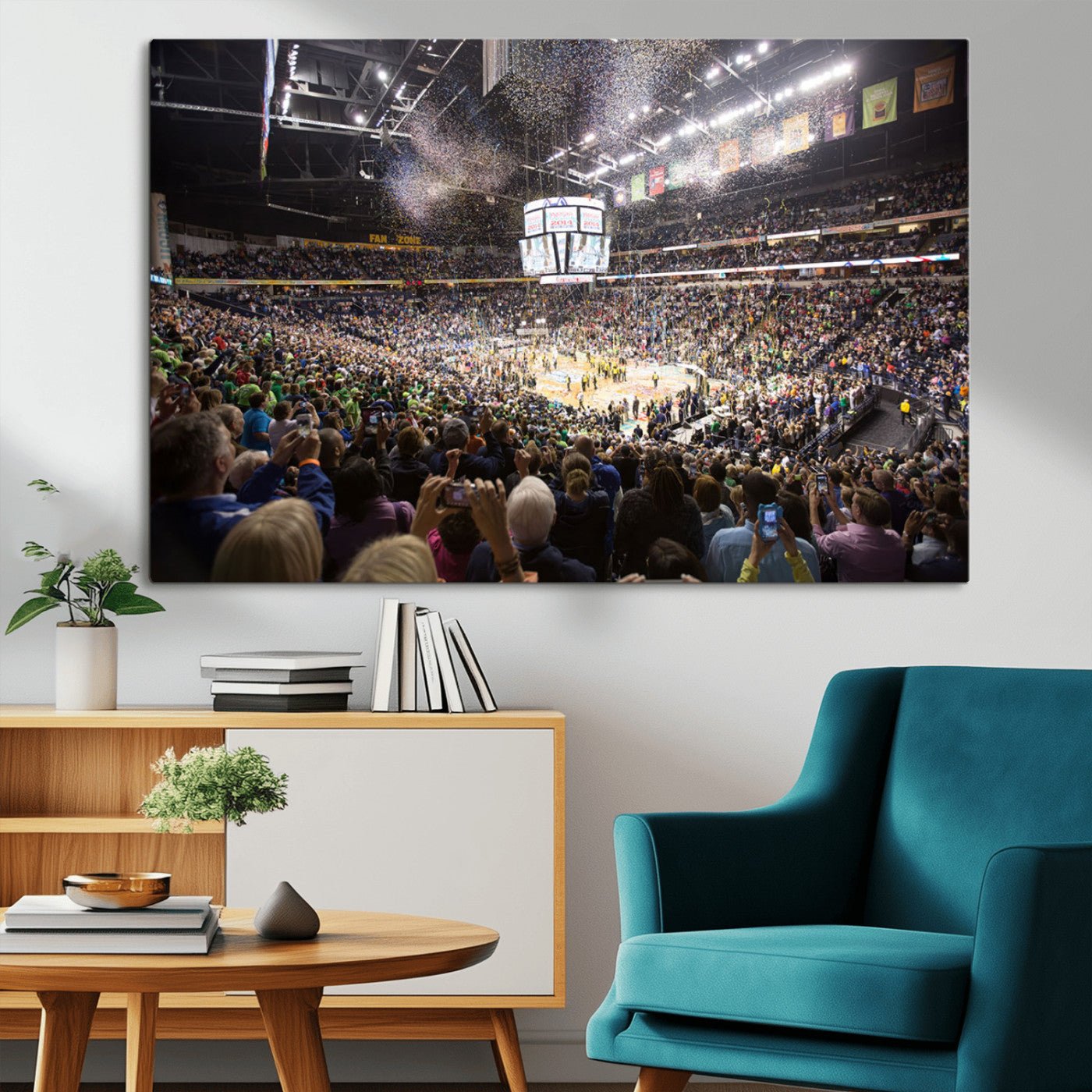 MGV-CV-36X24 - Bridgestone Arena Wall Art Canvas | Nashville Predators Hockey Team Print | Canvas Print | Ready to