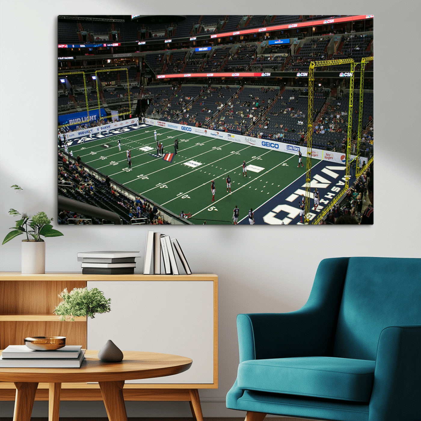 MGV-CV-36X24 - Capital One Arena Wall Art | Washington Wizards & Capitals Print | Canvas Print | Ready to Hang |