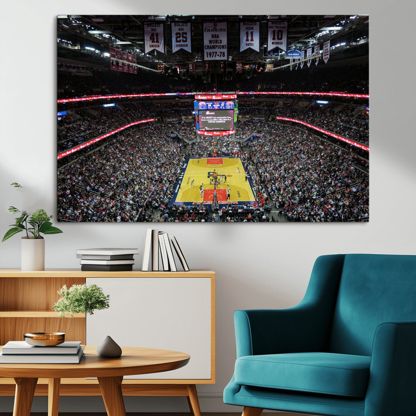 MGV-CV-36X24 - Capital One Arena Stadium Wall Art | Canvas Print | Ready to Hang | Washington D.C. Sports Decor