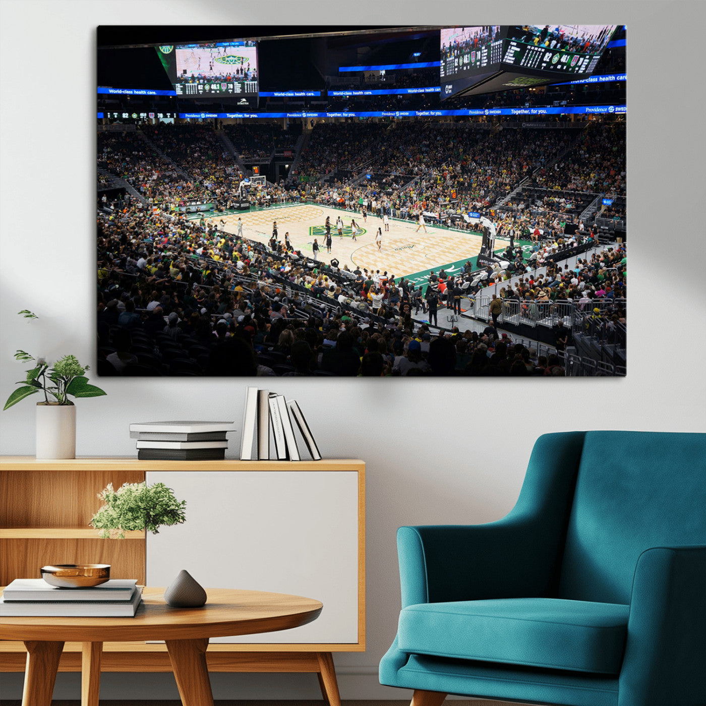 MGV-CV-36X24 - Climate Pledge Arena | Washington Seattle Kraken Hockey Stadium Wall Art | Canvas Print | Ready to