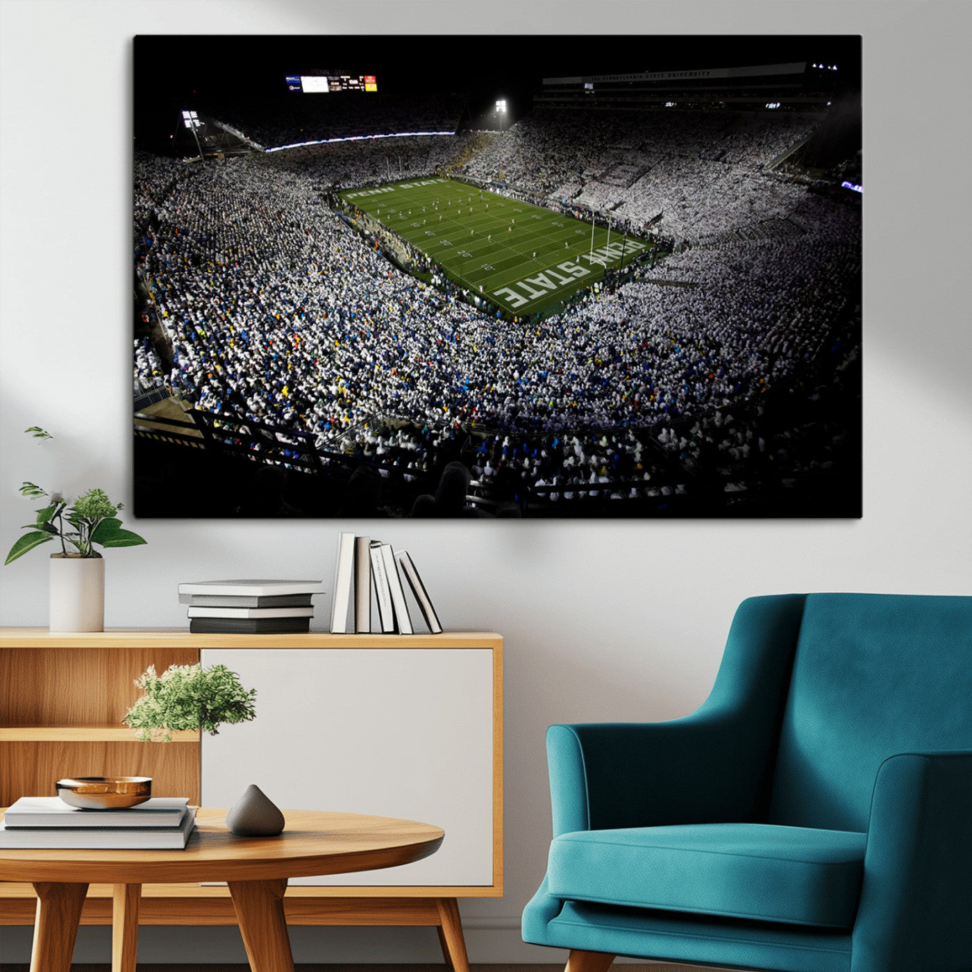 MGV-CV-36X24 - Penn State Football Stadium Wall Art - Beaver Stadium Canvas Print