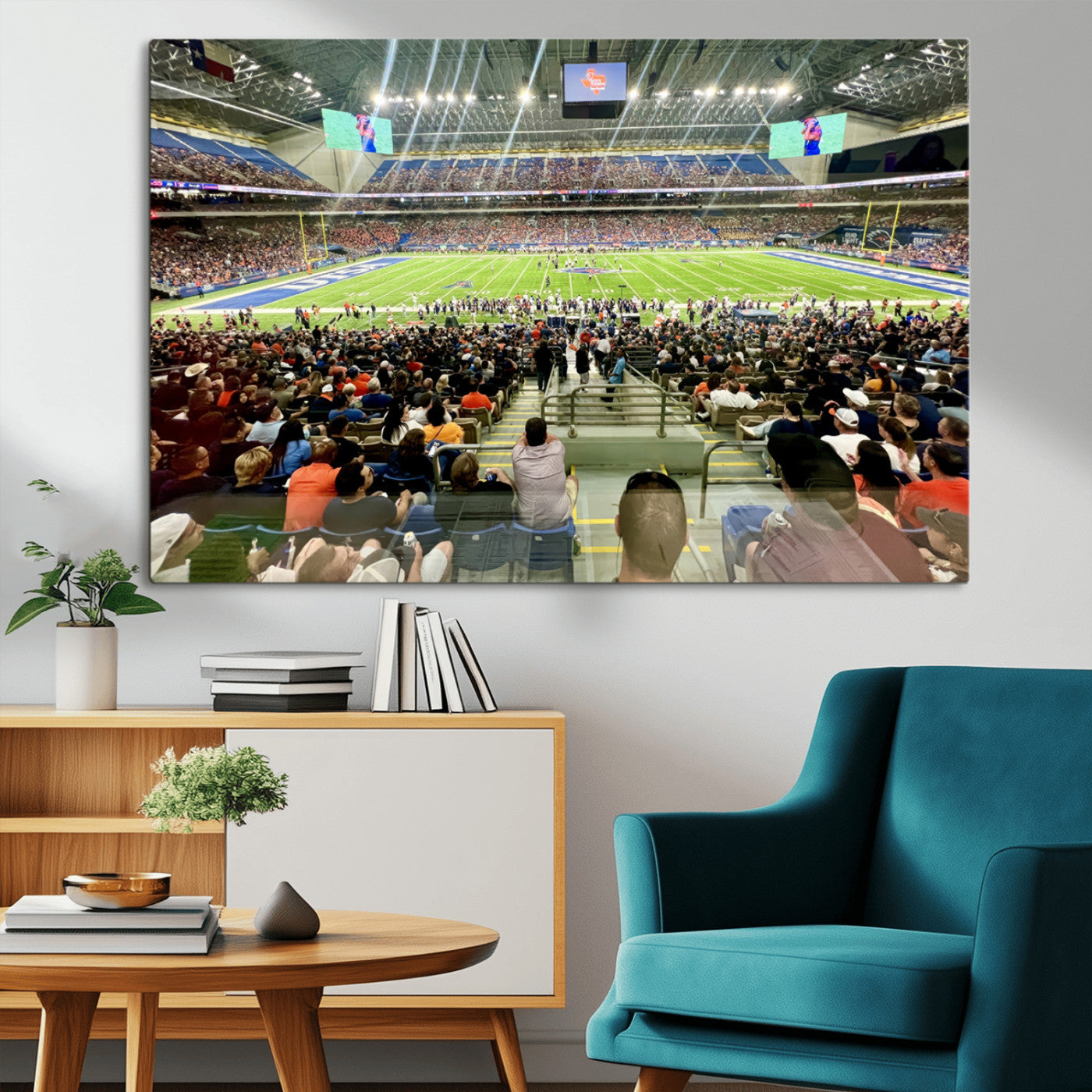 MGV-CV-36X24 - The University of Texas at San Antonio Roadrunners Football Team Print - San Antonio Alamodome Wall