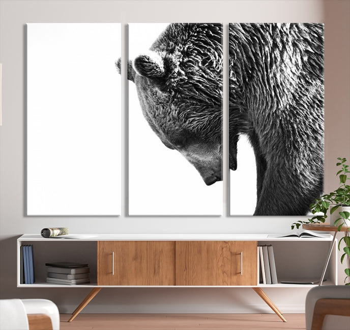 Wall Art Wild Bears Canvas Print