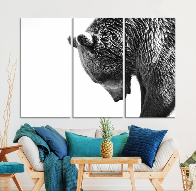 Wall Art Wild Bears Canvas Print