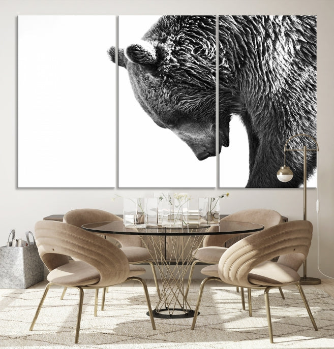 Wall Art Wild Bears Canvas Print