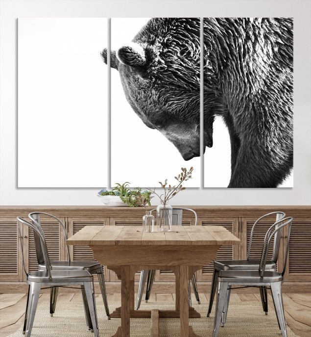 Wall Art Wild Bears Canvas Print