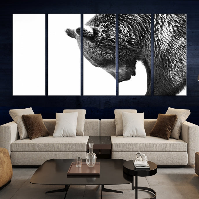 Wall Art Wild Bears Canvas Print