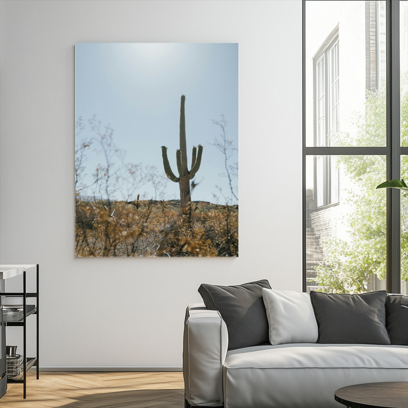 Saguaro Cactus Wall Art Canvas Print