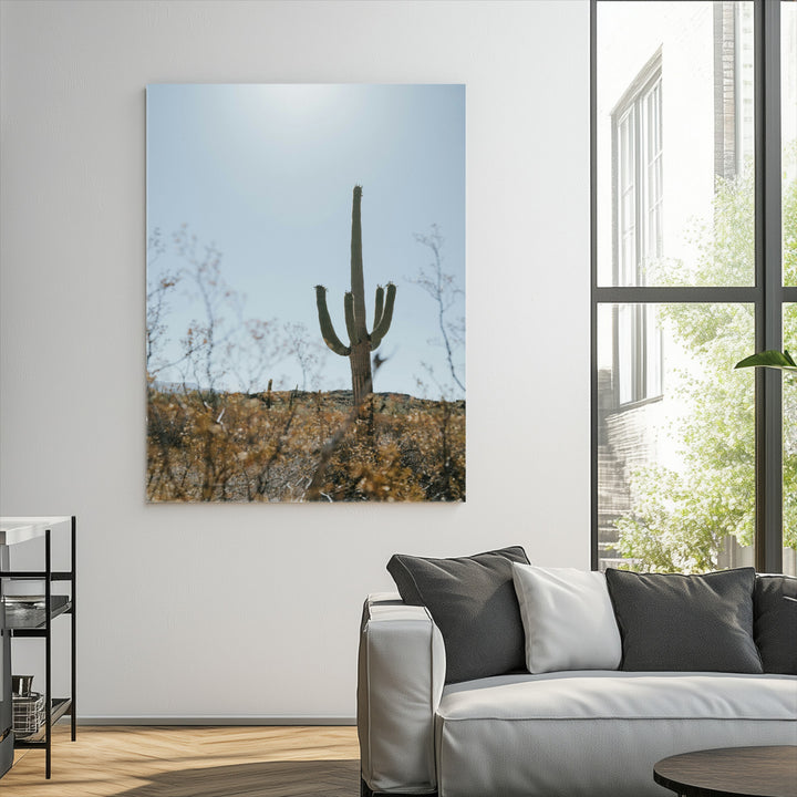 Saguaro Cactus Wall Art Canvas Print