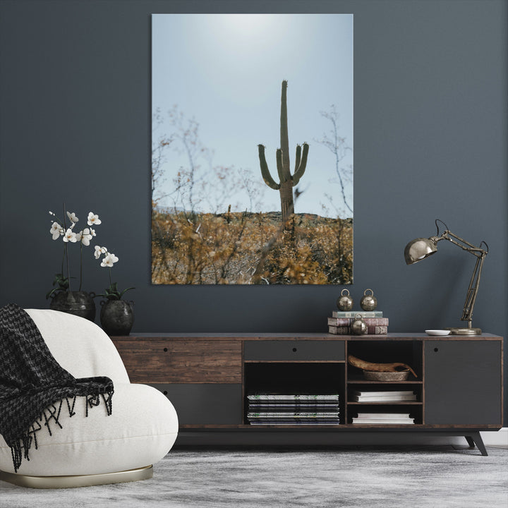 Saguaro Cactus Wall Art Canvas Print