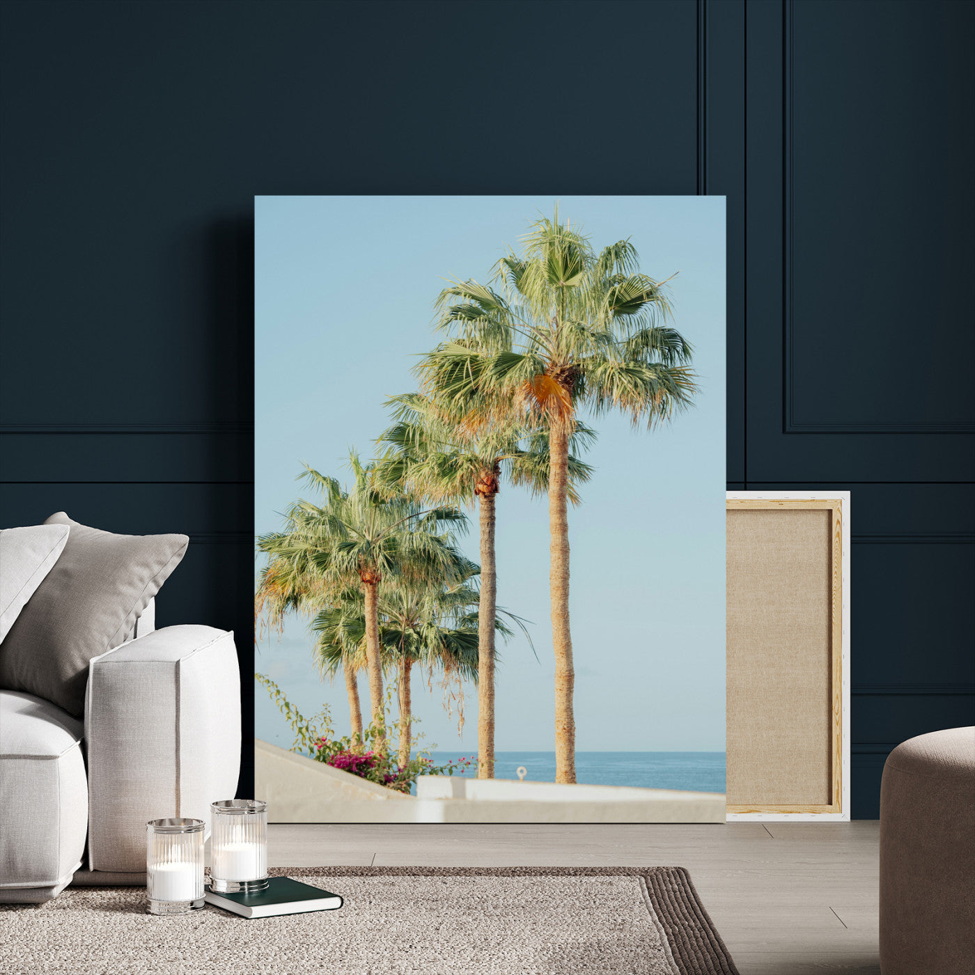 MGV-CV-24X36 - Tropical Ocean Canvas Print – Beach Coastal Wall Art Canvas Print, Framed Nautical Decor for Home,