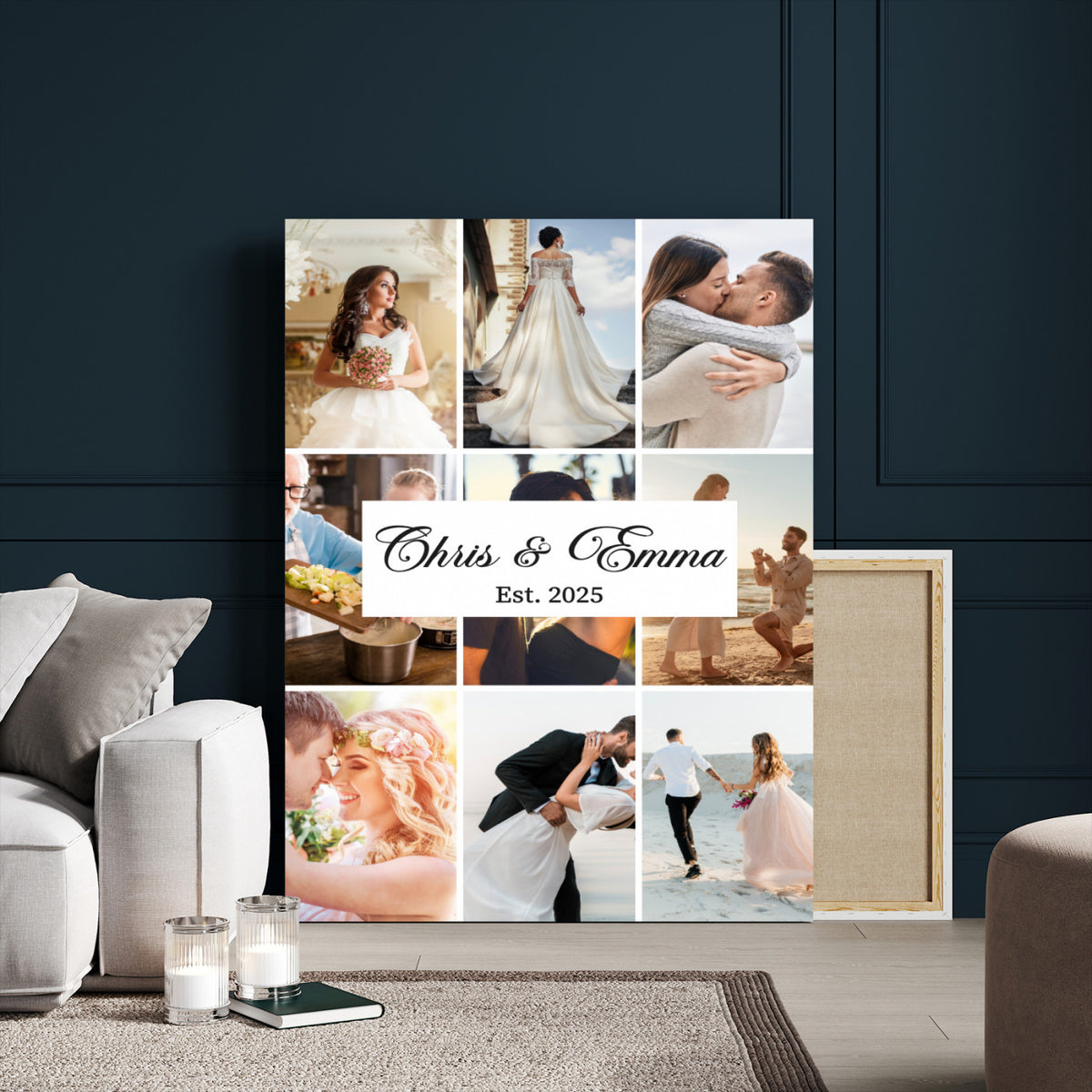 CSTM914ANIDDD-MGV-CV-24X36 - Custom Canvas Print - Personalized Wall Art for Home Decor